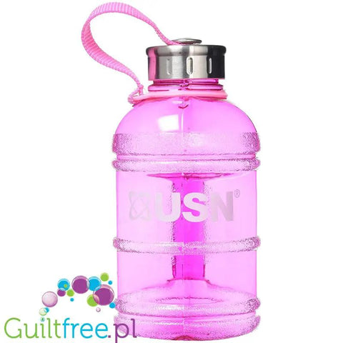 USN Water Jug PINK 1,1L różowy pojemnik na wodę z uchwytem by USN (Ultimate Sports Nutrition) (usn-water-jug-11l-rozowy-pojemnik-na-wode-z-uchwytem)