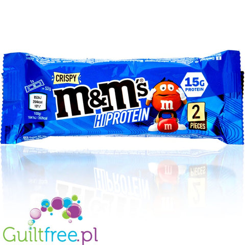 M&M's Crispy Protein Bar - baton proteinowy z M&Msami i chrupkami by Mars & Snickers (mm-s-crispy-protein-bar-baton-proteinowy-z-mmsami-i-chrupkami)