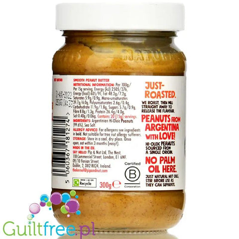 Pip & Nut Smooth Peanut - gładkie masło orzechowe by Pip & Nut (pip-nut-smooth-peanut-gladkie-maslo-orzechowe)