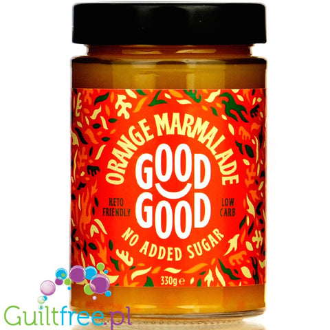 Good Good Keto Orange Marmalade - keto marmolada pomarańczowa bez cukru, 27kcal by Good Good Keto (good-good-keto-orange-keto-marmolada-pomaranczowa-bez-cukru-27kcal)