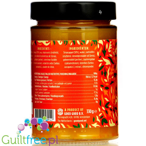 Good Good Keto Orange Marmalade - keto marmolada pomarańczowa bez cukru, 27kcal by Good Good Keto (good-good-keto-orange-keto-marmolada-pomaranczowa-bez-cukru-27kcal)