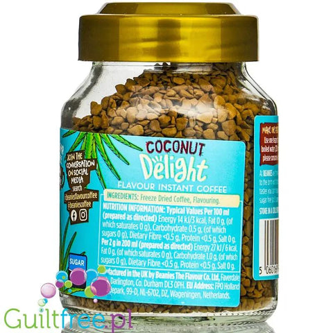 Beanies Coconut Delight - liofilizowana, aromatyzowana kawa instant 2kcal by Beanies Flavour Coffee (beanies-coconut-delight)