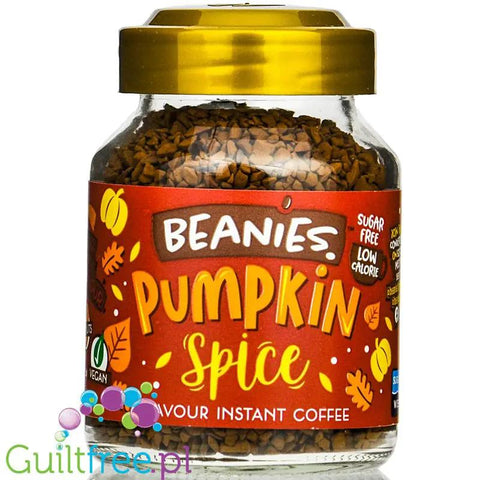 Beanies Pumpkin Spice - liofilizowana, aromatyzowana kawa instant 2kcal by Beanies Flavour Coffee (beanies-pumpkin-spice-liofilizowana-aromatyzowana-kawa-instant-2kcal)