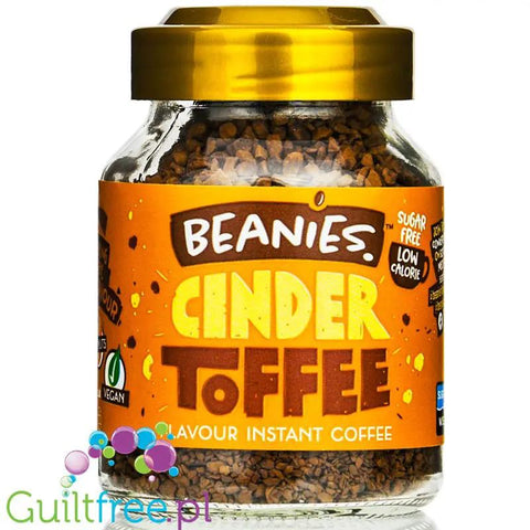 Beanies Cinder Toffee - liofilizowana, aromatyzowana kawa instant 2kcal by Beanies Flavour Coffee (beanies-cinder-toffee-liofilizowana-aromatyzowana-kawa-instant-2kcal)