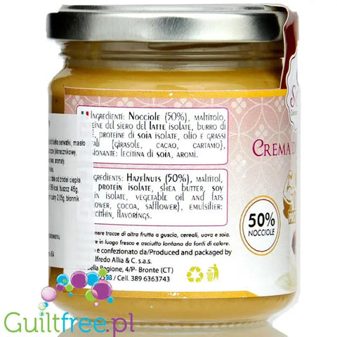 SoFi Gym Proteica Crema di Nocciola - włoski krem z orzechów laskowych z białkiem WPI by SoFi (sofi-gym-proteica-crema-di-nocciola-wloski-krem-z-orzechow-laskowych-z-bialkiem-wpi)