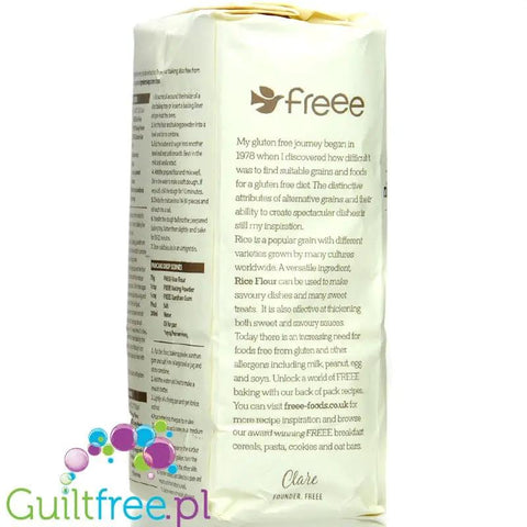 Doves Farm Rice Flour - bezglutenowa mąka ryżowa 1kg by Doves Farm (doves-farm-rice-flour-bezglutenowa-maka-ryzowa-1kg)