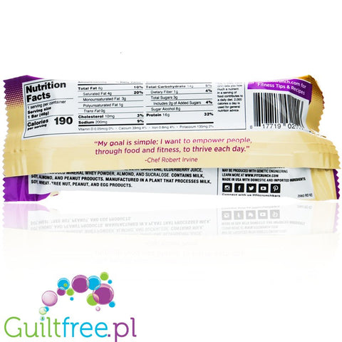 Fit Crunch Peanut Butter & Jelly - wypiekany baton proteinowy z WPI, 6 warstw by Fit Crunch (Robert Irvine) (fit-crunch-peanut-butter-jelly-wypiekany-baton-proteinowy-z-wpi-6-warstw)