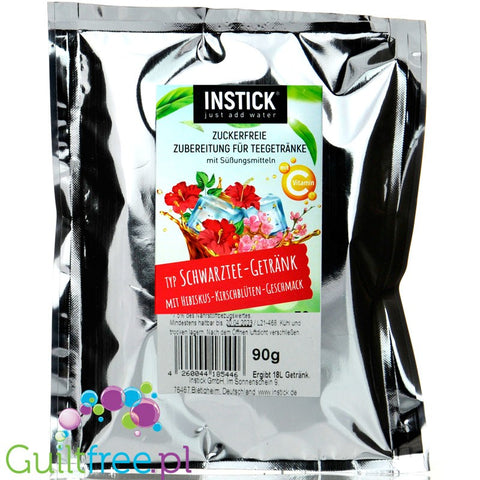 InStick Black Tea, Hibiskus & Cherry Blossom XXL - koncentrat napoju w proszku bez cukru na 18L, by INSTICK (instick-black-tea-hibiskus-cherry-blossom-xxl-koncentrat-napoju-w-proszku-bez-cukru-na-18l)