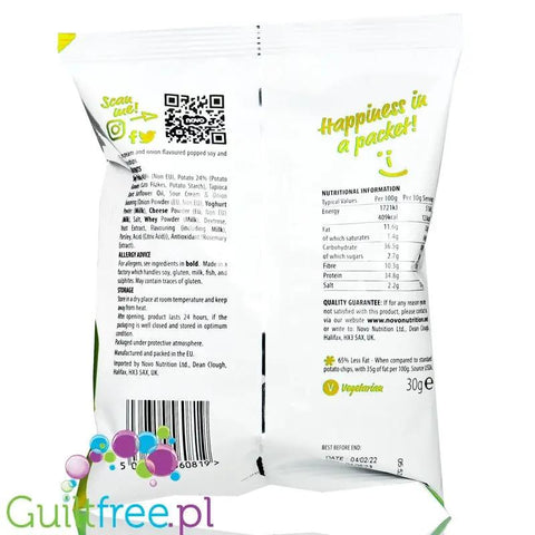 Novo Foods Protein Chips Cheese - Chipsy Proteinowe Serowe 65% mniej tłuszczu by Novo Easy Protein (Protein Bites) (novo-foods-chipsy-proteinowe-serowe)