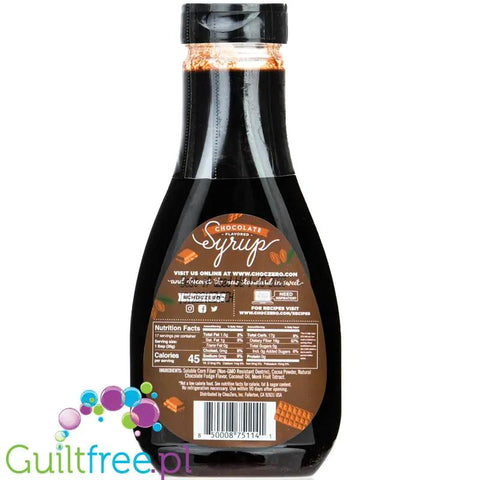 Choc Zero Honest Syrup, Chocolate - naturalny gęsty syrop czekoladowy bez cukru z błonnikiem by Choc Zero (choc-zero-honest-syrup-sugar-free-syrup-chocolate)