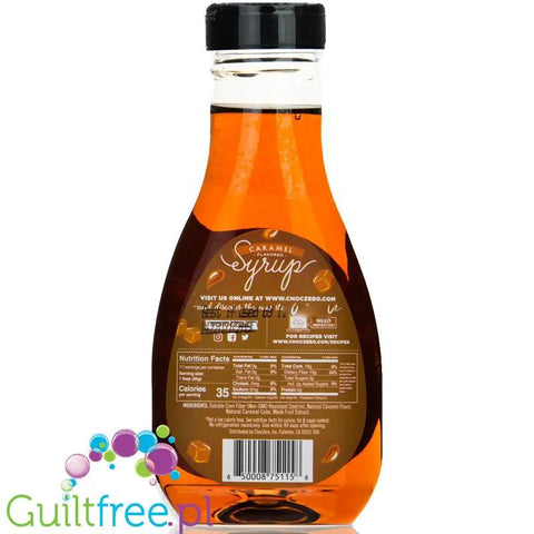 Choc Zero Honest Syrup, Caramel - naturalny gęsty syrop karmelowy bez cukru, z błonnikiem by Choc Zero (choc-zero-honest-syrup-sugar-free-syrup-caramel)