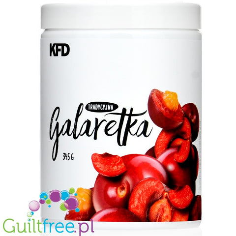 KFD Galaretka Wiśnia, dietetyczna galaretka bez cukru 50 porcji x 18kcal by KFD (kfd-dietetyczna-galaretka-az-50-porcji-wisnia)