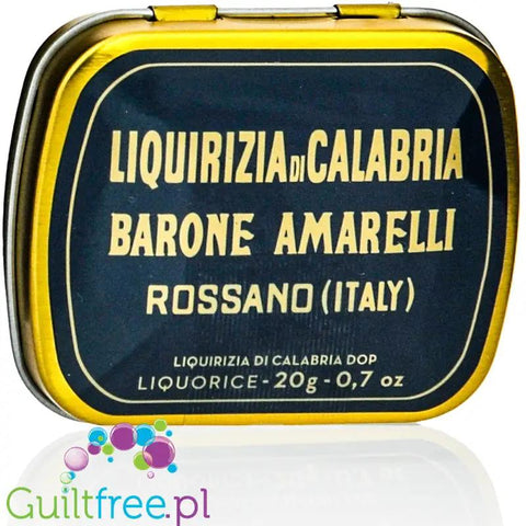 Amarelli Liquirizia di Calabria Barone - kalabryjskie drażetki lukrecjowe 100% bez dodatku cukru by Amarelli (amarelli-liquirizia-di-calabria-barone-kalabryjskie-drazetki-lukrecjowe-100-bez-dodatku-cukru)
