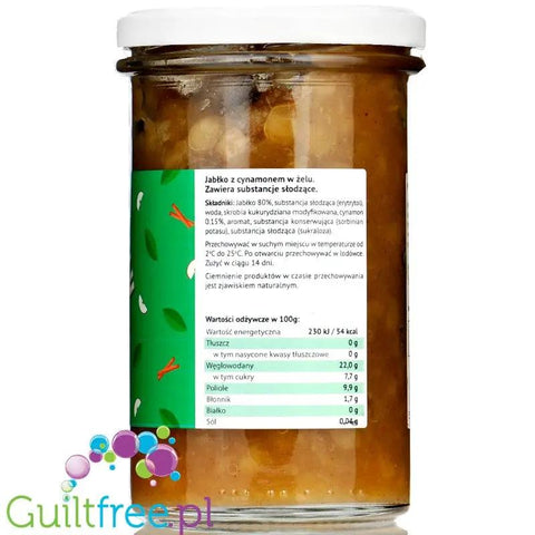 Krukam Frużelina Jabłko z Cynamonem, owoce w żelu bez dodatku cukru, 500g by KruKam (krukam-fruzelina-jablko-z-cynamonem-owoce-w-zelu-bez-dodatku-cukru-500g)