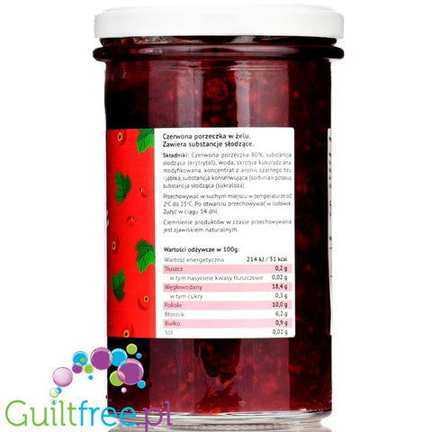 Krukam Frużelina Czerwona Porzeczka, owoce w żelu bez dodatku cukru, 500g by KruKam (krukam-fruzelina-czerwona-porzeczka-owoce-w-zelu-bez-dodatku-cukru-500g)