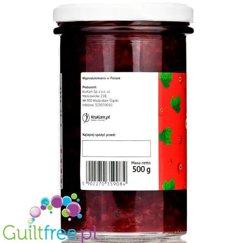 Krukam Frużelina Czerwona Porzeczka, owoce w żelu bez dodatku cukru, 500g by KruKam (krukam-fruzelina-czerwona-porzeczka-owoce-w-zelu-bez-dodatku-cukru-500g)
