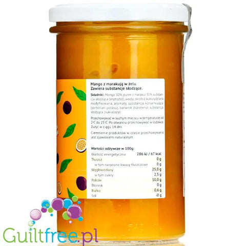 Krukam Frużelina Mango-Marakuja, owoce w żelu bez dodatku cukru, 500g by KruKam (krukam-fruzelina-mango-marakuja-owoce-w-zelu-bez-dodatku-cukru-500g)