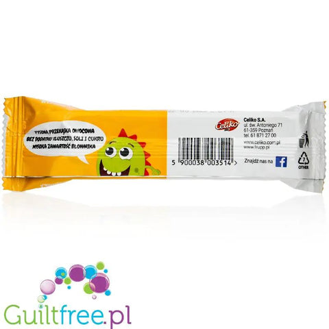 Frupp Kids Jabłko & Marakuja liofilizowany chrupki baton owocowy dla dzieci bez dodatku cukru i słodzików by Celiko (batonik-frupp-kids-jablko-marakuja)