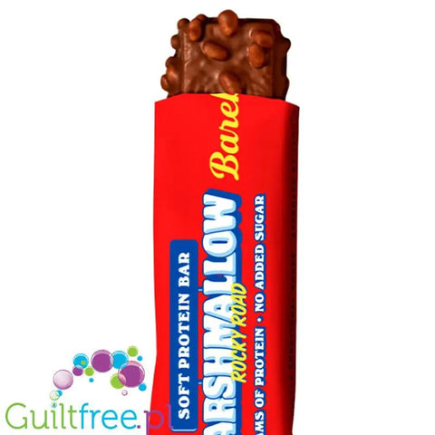 Barebells Soft Marshmallow Rocky Road - 17g białka & 209kcal, mięciutki baton białkowy bez cukru by Barebells (barebells-soft-marshmallow-rocky-road-17g-bialka-209kcal-mieciutki-baton-bialkowy-bez-cukru)