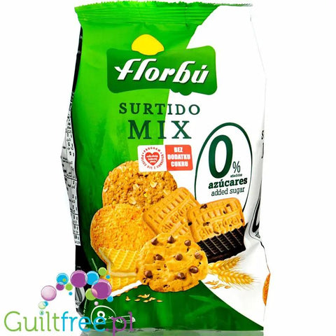 Florbu Surtido Mix - mix ciastek i wafelków bez cukru, 8 rodzajów by Florbu (florbu-surtido-mix-mieszanka-ciastek-i-wafelkow-bez-dodatku-cukru)