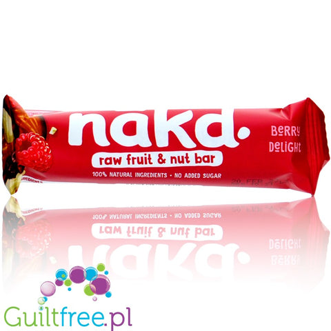 Nakd Berry Delight Fruit & Nut Bar - wegański baton nerkowcowo-daktylowy z malinami by Nakd (nakd-berry-delight-fruit-nut-bar-weganski-baton-nerkowcowo-daktylowy-z-malinami)