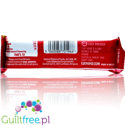 Nakd Berry Delight Fruit & Nut Bar - wegański baton nerkowcowo-daktylowy z malinami by Nakd (nakd-berry-delight-fruit-nut-bar-weganski-baton-nerkowcowo-daktylowy-z-malinami)