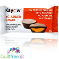 Kayow KETO Protein Peanut Butter Cups - proteinowe miseczki z masłem orzechowym i mleczną czekoladą bez cukru by Kayow Nutrition (kayow-keto-protein-peanut-butter-cups-proteinowe-miseczki-z-maslem-orzechowym-i-mleczna-czekolada-bez-cukru)