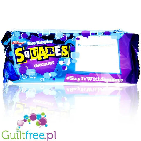 Kellogg's Rice Krispies Squares Delightfully Chocolatey - lekki batonik 156kcal by Kellogg's (kellogg-s-rice-krispies-squares-delightfully-chocolatey-lekki-batonik-156kcal)