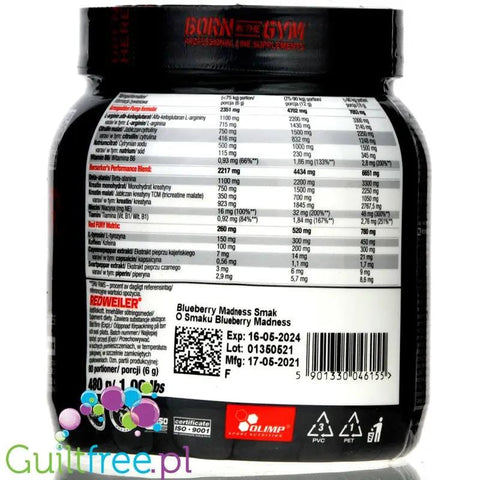 Olimp Redweiler Orange Juice 480g preworkout by Olimp (olimp-redweiler-orange-juice-480g-preworkout)