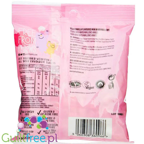 Free From Fellows Mini Vegan Marshmallow Pink & White - wegańskie mini pianki marshmallow by Free From Fellows (free-from-fellows-mini-vegan-marshmallow-pink-white-weganskie-mini-pianki-marshmallow)