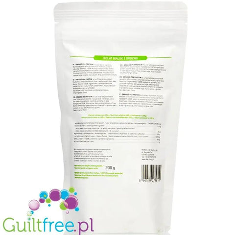 Diet Food Organic Pea Protein - bio białko grochu 100% bez słodzików i aromatów by Diet Food (diet-food-organic-pea-protein-bio-bialko-grochu-100-bez-slodzikow-i-aromatow)