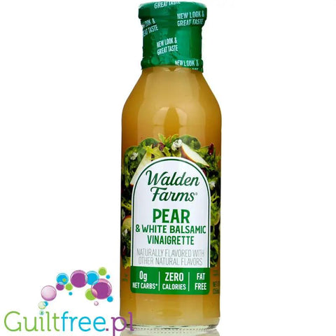 Walden Farms Vinaigrette, Pear & White Balsamic USA - 0kcal, dressing gruszkowy winegret ze stewią by Walden Farms (walden-farms-vinaigrette-pear-white-balsamic-usa-0kcal-dressing-gruszkowy-winegret-ze-stewia)
