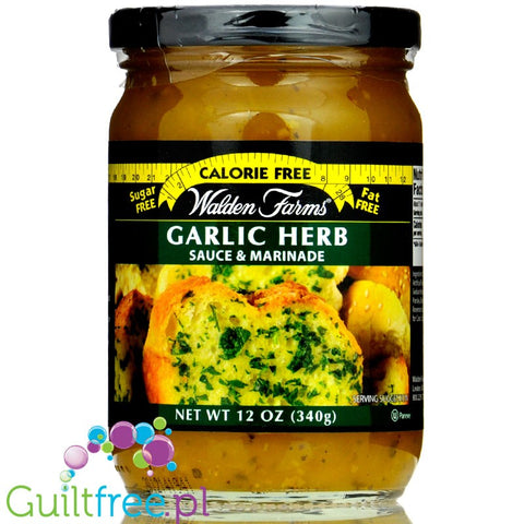 Walden Farms Pasta Sauce, Garlic & Herb USA - 0kcal, sos sos czosnkowo-ziołowy bez sukralozy by Walden Farms (walden-farms-pasta-sauce-garlic-herb-usa-0kcal-sos-sos-czosnkowo-ziolowy-bez-sukralozy)