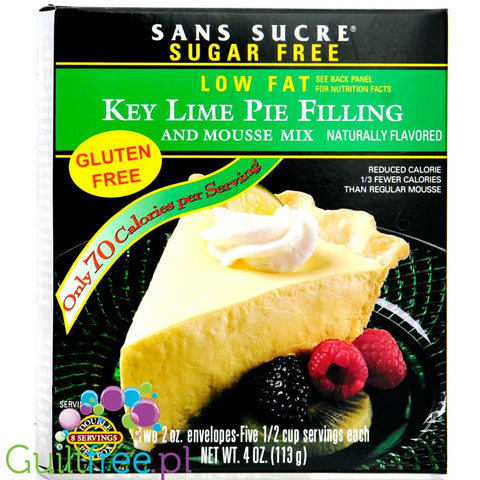 Sans Sucre Key Lime - Mus limonkowy / masa do ciasta Key Lime Pie bez cukru 70kcal by Sans Sucre (sans-sucre-key-lime-mus-limonkowy-masa-do-ciasta-key-lime-pie-bez-cukru-70kcal)