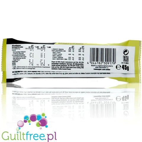 Weider 60% Protein Bar Vanilla Caramel - baton proteinowy 27g białka & 167kcal by WEIDER® (weider-60-protein-bar-vanilla-caramel-baton-proteinowy-27g-bialka-167kcal)