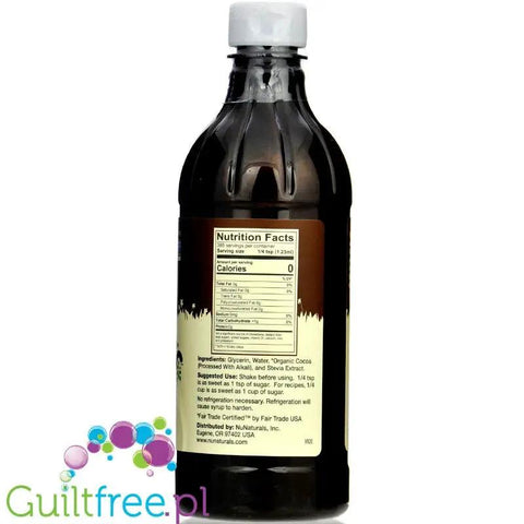 NuNaturals, NuStevia Cocoa Syrup - gęsty skoncentrowany syrop słodzący bez cukru by NuNaturals (nunaturals-nustevia-cocoa-syrup-gesty-skoncentrowany-syrop-slodzacy-bez-cukru)