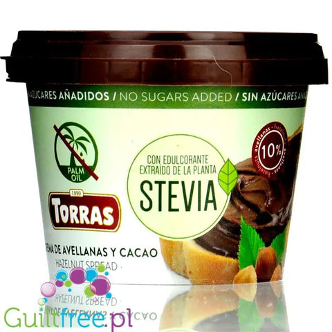 Torras Crema de Avellana y Cacao - krem czekoladowo-orzechowy bez cukru ze stewią by Torras (torras-krem-czekoladowo-orzechowy-ze-stewia)