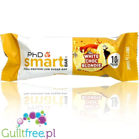Phd Smart White Choc Blondie Snack - baton proteinowy Biała Czekolada & Karmel by PhD (phd-smart-white-choc-blondie-snack-baton-proteinowy-biala-czekolada-karmel)