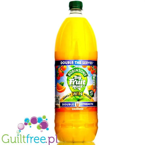 Robinsons Double Strength Orange Squash 1,75L - skoncentrowany syrop do rozcieńczania bez cukru i kalorii, Pomarańcza by Robinson's (robinsons-double-strength-orange-squash-175l-skoncentrowany-syrop-do-rozcienczania-bez-cukru-i-kalorii-pomarancza)