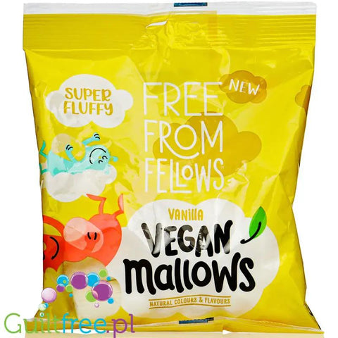 Free From Fellows Vanilla Vegan Marshmallow - wegańskie waniliowe pianki marshmallow by Free From Fellows (free-from-fellows-vanilla-vegan-marshmallow-weganskie-waniliowe-pianki-marshmallow)