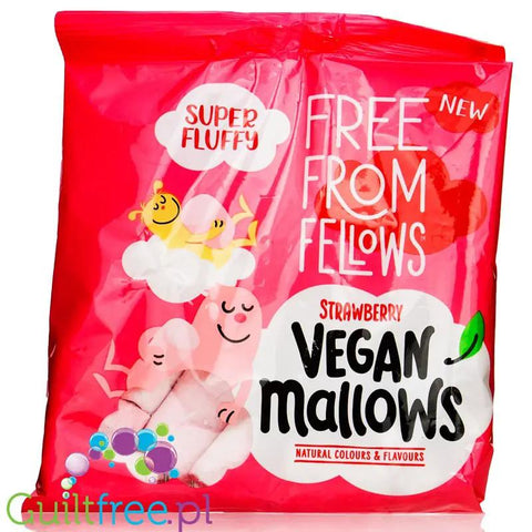 Free From Fellows Strawberry Vegan Marshmallow - wegańskie truskawkowe pianki marshmallow by Free From Fellows (free-from-fellows-strawberry-vegan-marshmallow-weganskie-truskawkowe-pianki-marshmallow)