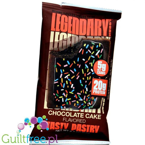 Legendary Foods Tasty Pastry Chocolate Cake - nadziewane ciacho na ciepło bez cukru, jak Pop Tarts by Legendary Foods (legendary-foods-tasty-pastry-chocolate-cake-nadziewane-ciacho-na-cieplo-bez-cukru-jak-pop-tarts)