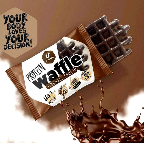 Go Fitness Protein Waffle Double Choc - czekoladowy gofr proteinowy 12g białka & 214kcal by Go Fitness (go-fitness-protein-waffle-double-choc-czekoladowy-gofr-proteinowy-12g-bialka-214kcal)