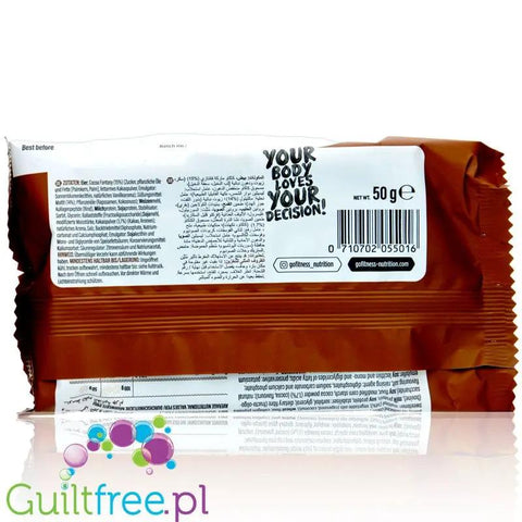 Go Fitness Protein Waffle Double Choc - czekoladowy gofr proteinowy 12g białka & 214kcal by Go Fitness (go-fitness-protein-waffle-double-choc-czekoladowy-gofr-proteinowy-12g-bialka-214kcal)