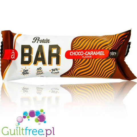 Nano Ä Chocolate & Caramel - pyszny baton proteinowy 20g białka, 210kcal by ä Nano (nano-ae-chocolate-caramel-epicko-pyszny-baton-proteinowy-20g-bialka-198kcal)