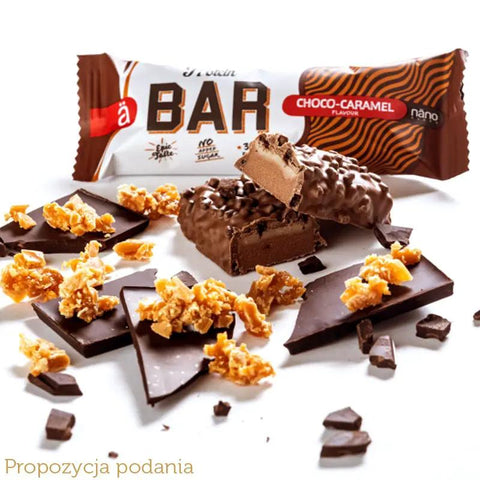 Nano Ä Chocolate & Caramel - pyszny baton proteinowy 20g białka, 210kcal by ä Nano (nano-ae-chocolate-caramel-epicko-pyszny-baton-proteinowy-20g-bialka-198kcal)