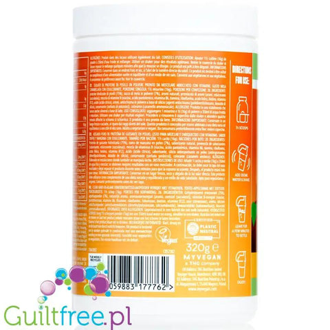 MyProtein Clear Vegan Protein Toffee Apple - wegański klarowny, ultra lekki hydrolizat, 20g białka w 114kcal by My Protein (myprotein-clear-vegan-protein-toffee-apple-weganski-klarowny-ultra-lekki-hydrolizat-20g-bialka-w-114kcal)