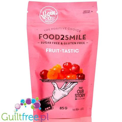 Food2Smile Fruit-Tastic - MEGA niskokaloryczne błonnikowe żelki bez cukru by Food2Smile (food2smile-fruit-tastic-blonnikowe-zelki-bez-cukru-mega-niskokaloryczne)