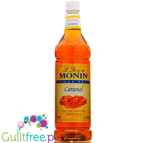 Monin Sugar Free Syrup Caramel 1L USA - syrop bez cukru do kawy, smak Karmel by Monin (monin-sugar-free-syrup-caramel-1l-usa-syrop-bezcukrowy-o-smaku-karmelowym)
