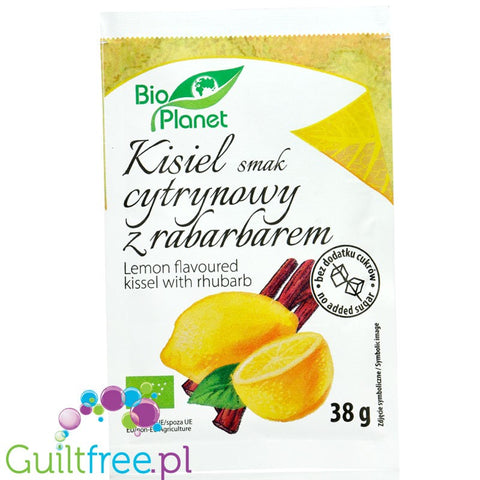 Bio Planet kisiel o smaku cytrynowym z rabarbarem bez dodatku cukru i bez słodzików by Bio Planete (bio-planet-kisiel-o-smaku-cytrymowym-z-rabarbarem-bio-38g)